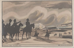 Cpa Jean COULON - Silhouettes - Ombres Chinoises - Napoléon - XI - Bataille D' Iéna, 1806 - Sonstige & Ohne Zuordnung
