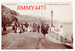 CPA - MONTE-CARLO - Les Terrasses ( Boulevard Bien Animé ) Photo-Cauvin-Nice - Monte-Carlo