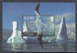 2011 South Georgia BBC Frozen Planet Birds Albatross  Souvenir Sheet MNH - Georgias Del Sur (Islas)