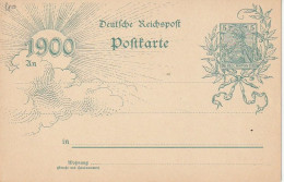 ALLEMAGNE - Entier Postal De 1900 - Deutche Reichspoft Poftkarte 1900 - Cartoline