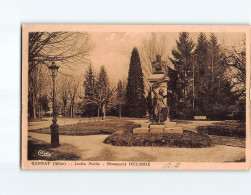 GANNAT : Jardin Public, Monument Delarue - état - Sonstige & Ohne Zuordnung