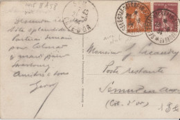 1934 - ALSACE - CACHET AMBULANT SELESTAT-MOLSHEIM-STRASBOURG (IND 8) CP De HOHWALD => SEMUR EN AUXOIS - Correo Ferroviario