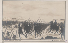 Cpa Jean COULON - Silhouettes - Ombres Chinoises - Napoléon - XV - Bataille De Wagram, 1809 - Sonstige & Ohne Zuordnung