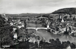 Postcard Switzerland Laufenburg Bridge Tower - Altri & Non Classificati