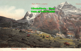 R355261 Eiger. Monch U. Jungfrau. Panorama V. Murren. Artist. Atelier M. Guggenh - Monde