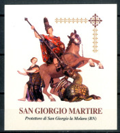 Santino - San Giorgio Martire - Santino Con Preghiera. - Devotion Images