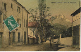 CPA04- CASTELLANE- Route De Draguignan - Castellane