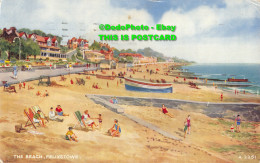 R356869 The Beach. Felixstowe. A 2251. Art Colour. E. W. Trick. Valentines. 1954 - Monde