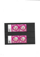 TP Autoadhésif  St Valentin Coeurs 2009 De La Maison De Couture Emanuel Ungaro  N° 265-266 X 2 Année 2009 N** - Unused Stamps