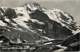 Postcard Switzerland Kleine Scheidegg Mit Jungfrau - Sonstige & Ohne Zuordnung