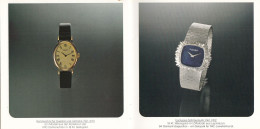 Vintage 1976 IWC Schaffhausen Catalogue & Price List Collection SL - Montres Haut De Gamme