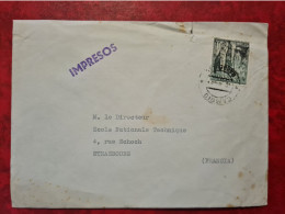 Lettre ESPAGNE BARCELONE BARCELONA  CURSO DE ESTUDIOS HISPANICOS UNIVERSIDAD - Altri & Non Classificati