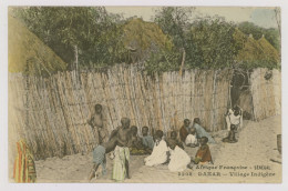 Sénégal : Dakar, Village Indigène - Colorisée (z4248) - Sénégal
