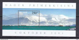 IS492 – ISLANDE – ICELAND – 2001 – STAMP DAY – SG # MS1006 MNH 14,50 € - Blocks & Kleinbögen