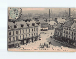 COMMENTRY : Place Du 14 Juillet Et Rue De La Mine - état - Commentry