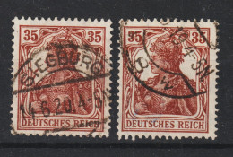 MiNr. 103 A/b Gestempelt, Beide Geprüft  (0346) - Usati