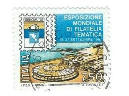 Italia 1992 ; Genova '92 : Esposizione Mondiale Di Filatelia Tematica ; Usato - 1991-00: Used