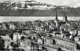 Postcard Switzerland Lausanne Pont Bessteres Alpes - Altri & Non Classificati