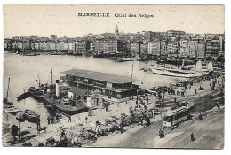 QUAI DES BELGES.-  MARSEILLE .- ( FRANCIA ) - Vecchio Porto (Vieux-Port), Saint Victor, Le Panier