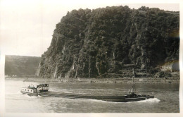 Postcard Switzerland River Barge - Sonstige & Ohne Zuordnung