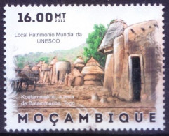 Mozambique 2012 MNH, UNESCO Koutammakou Land Of Batammariba In Togo, Architecture - UNESCO