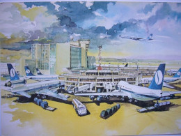 Avion / Airplane / SABENA / Brusssels Airport / B747 - DC-10 - B707/737 / Airline Issue - 1946-....: Era Moderna