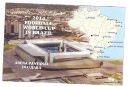 BRAZIL STADIUM  POSTCARD ARENA PANTANAL IN CUIABA  PUBL IN UK - Stadions