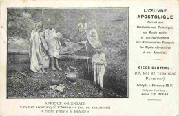 Ethiopie - Vicariat Apostolique D'Abyssinie - Petites Filles à La Fontaine - Animée - Carte De L'œuvre Apostolique De Pa - Etiopia