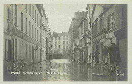 75 - Paris - Inondations De 1910 - Rue De Cotte - Animée - CPA - Voir Scans Recto-Verso - De Overstroming Van 1910