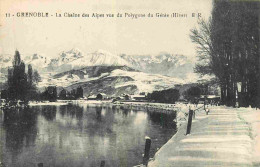 38 - Grenoble - La Chaîne Des Alpes Vue Du Polygone Du Génie - Hiver - CPA - Voir Scans Recto-Verso - Grenoble