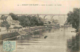 94 - Nogent Sur Marne - Bords De Marne - Le Viaduc - CPA - Oblitération Ronde De 1905 - Voir Scans Recto-Verso - Nogent Sur Marne