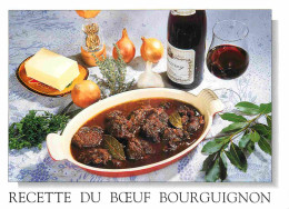 Recettes De Cuisine - Bœuf Bourguignon - Gastronomie - CPM - Carte Neuve - Voir Scans Recto-Verso - Küchenrezepte