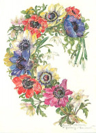 Fleurs - CPM - Dos Blanc - Etat Carte Découpée Sur Le Bas - Voir Scans Recto-Verso - Flowers