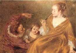 Art - Peinture - Antoine Watteau - La Famille - Détail - CPM - Carte Neuve - Voir Scans Recto-Verso - Paintings