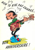 Bandes Dessinées - Gaston Lagaffe - Guitare - Franquin - CPM - Voir Scans Recto-Verso - Fumetti