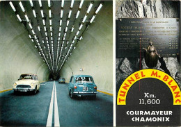 Automobiles - Tunnel Du Mont Blanc - Courmayeur Chamonix - Multivues - Carte Neuve - CPM - Voir Scans Recto-Verso - PKW