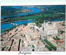 84 - Avignon - Le Palais Des Papes - Vue Aérienne - CPM - Voir Scans Recto-Verso - Avignon