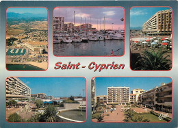 66 - Saint Cyprien - Multivues - Immeubles - Bateaux - CPM - Voir Scans Recto-Verso - Saint Cyprien