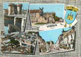 55 - Verdun - Multivues - Automobiles - Blasons - CPM - Voir Scans Recto-Verso - Verdun