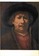 Art - Peinture - Rembrandt Harmensz Van Rijn - Autoportrait - CPM - Voir Scans Recto-Verso - Pittura & Quadri