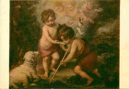 Art - Peinture Religieuse - Bartolome Esteban Murillo - Jésus Et St Jean Baptiste Enfants - CPM - Voir Scans Recto-Verso - Gemälde, Glasmalereien & Statuen