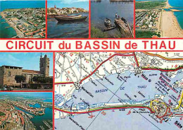 34 - Hérault - Le Bassin De Thau - Multivues - Carte Géographique Michelin - CPM - Voir Scans Recto-Verso - Other & Unclassified