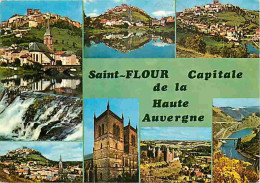 15 - Saint Flour - Multivues - Flamme Postale - CPM - Voir Scans Recto-Verso - Saint Flour
