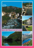 09 - Ax Les Thermes - Multivues - Flamme Postale De Ax Les Thermes - CPM - Voir Scans Recto-Verso - Ax Les Thermes