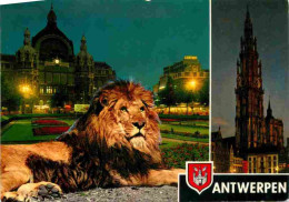 Animaux - Fauves - Lion - Anvers - Antwerpen - Multivues - Blasons - CPM - Voir Scans Recto-Verso - Leones