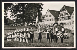 AK Schwäbisch-Hall, Kinder In Trachten Beim Paarlauf Mit Trommeln  - Schwaebisch Hall