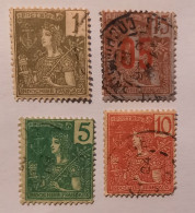 TC 084 - Indochine Française 24, 27, 28, 60 Oblitérés - Used Stamps