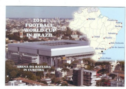 BRAZIL STADIUM  POSTCARD ARENA  DA BAIXASA IN CURITIBA  PUBL IN UK - Stadions