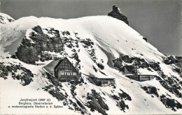 Postcard Switzerland Jungfraujoch Berghaus Observatorium Sphinx - Autres & Non Classés