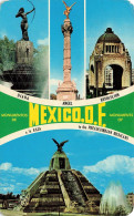 MEXIQUE - Monumentos De Mexico - Of - Monuments Of - Diana - Angel - Revolucion - à La Raza - Carte Postale - Mexico